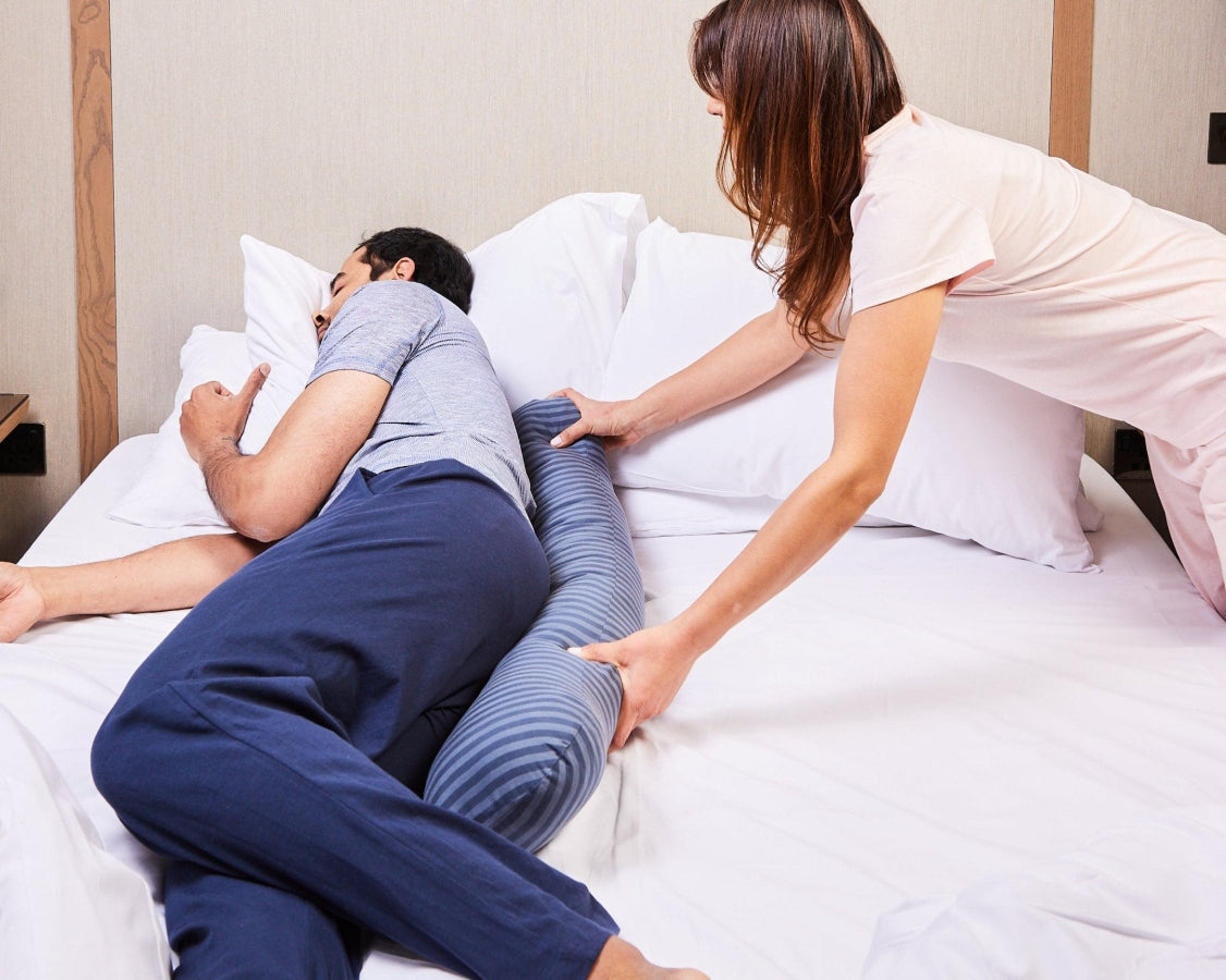 FIRM - Side Sleep Support for Snoring and Sleep positioning sleep body support pillow – SiEST Sleep