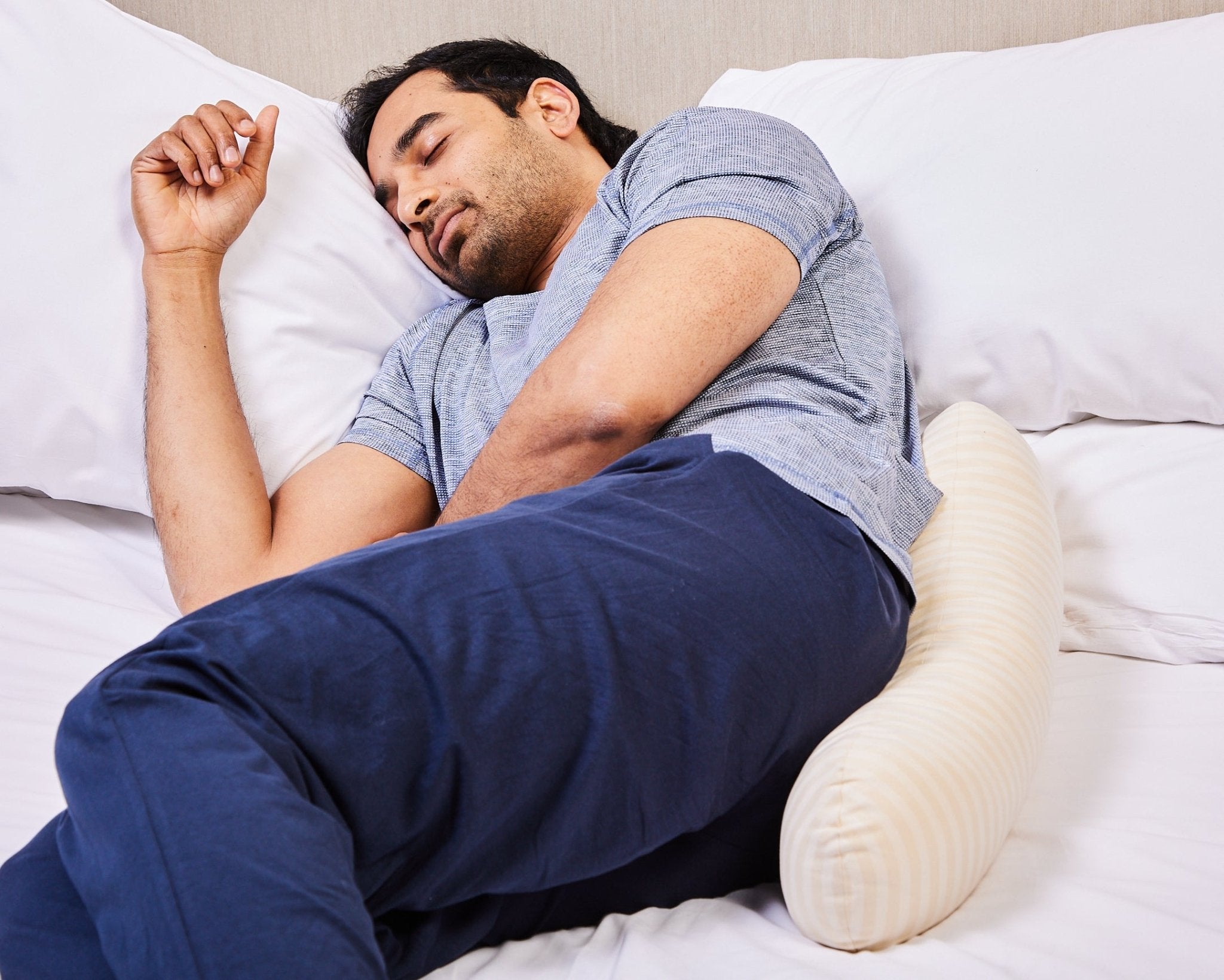 Weighted short sleeper sleep body support pillow – SiEST Sleep